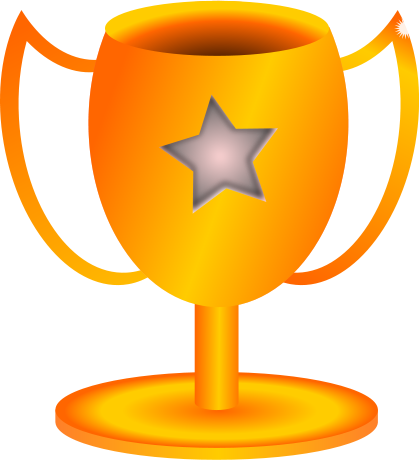 419x460 Trophy Clip Art Free Clipart Winner Wikiclipart