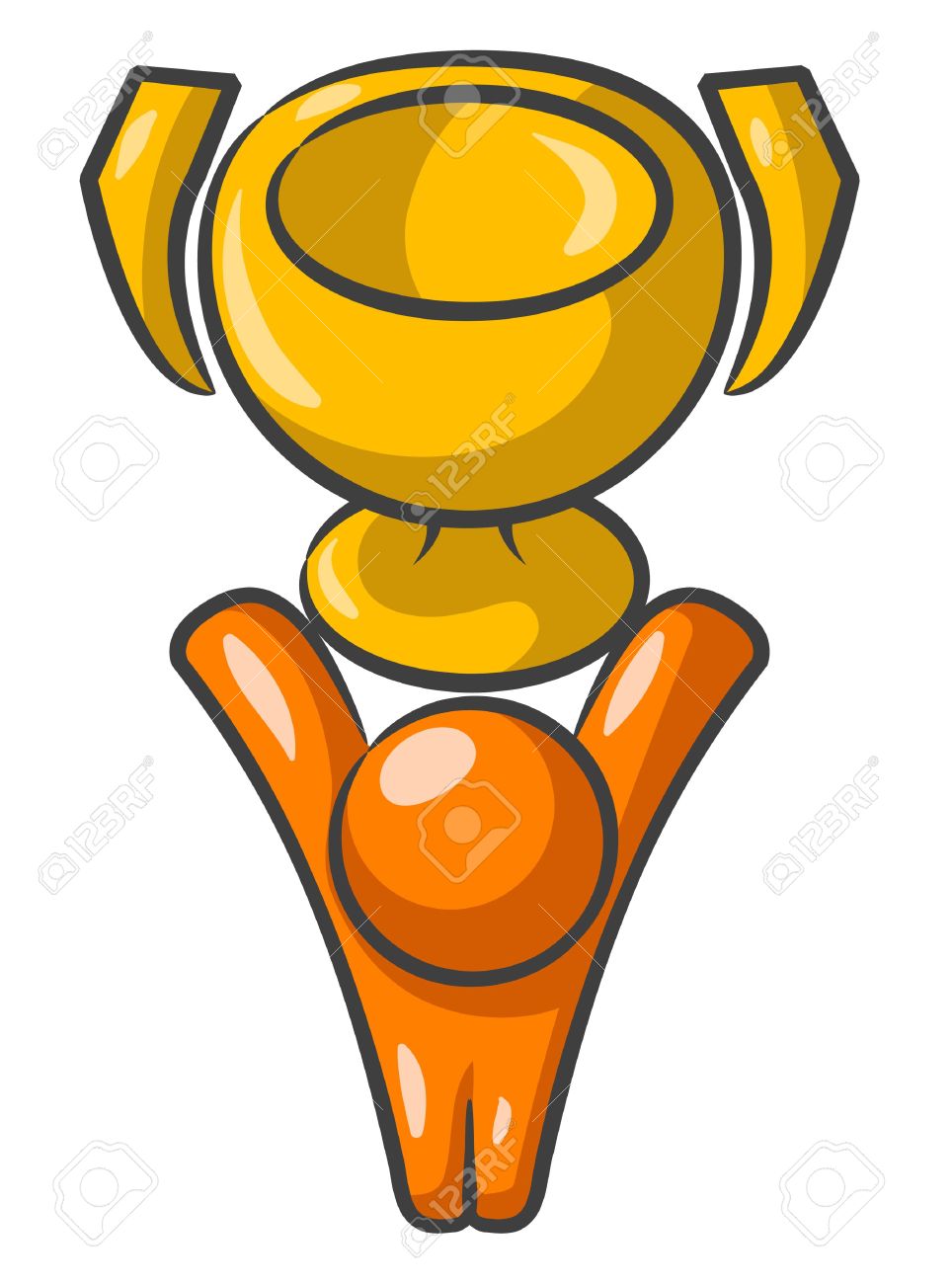 964x1300 Trophy Clipart Accomplishment