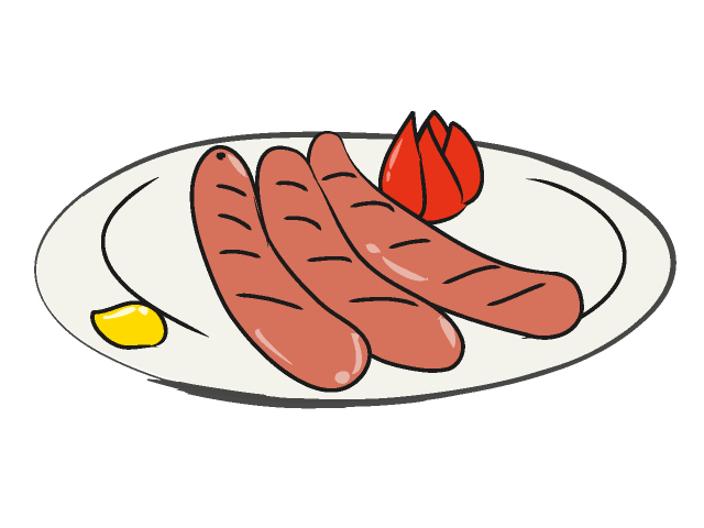 640x480 Winner Sausage Food Clip Art Free Illustration Picture