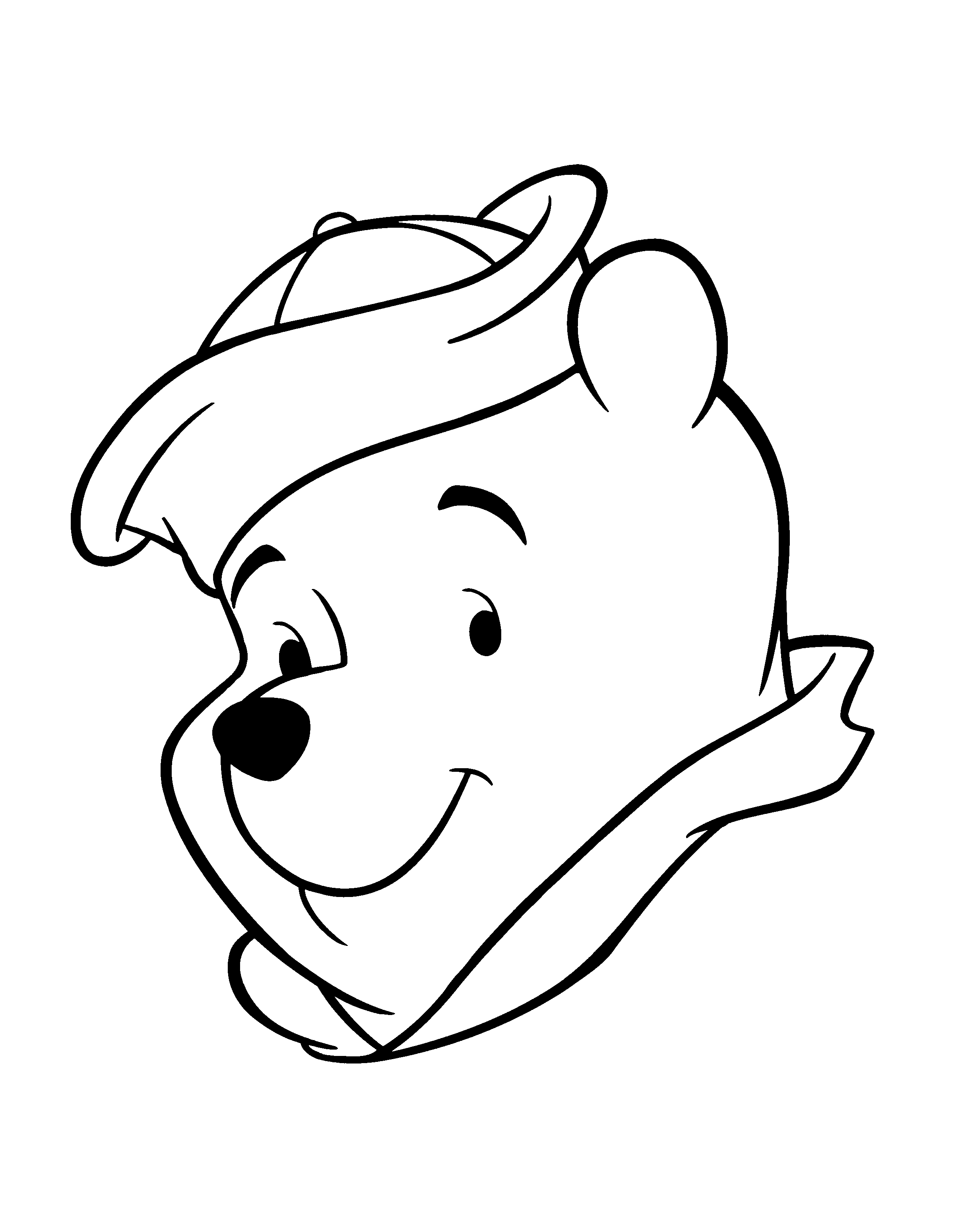 2400x3100 Face Clipart Winnie The Pooh