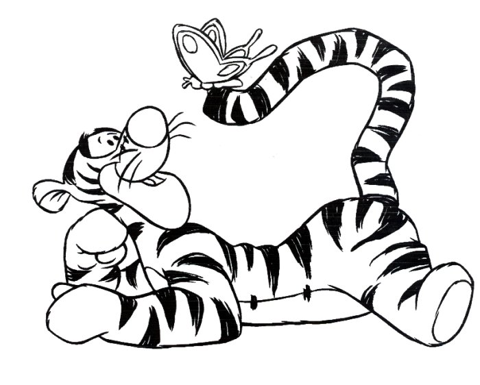 700x562 Baby Tigger Clipart