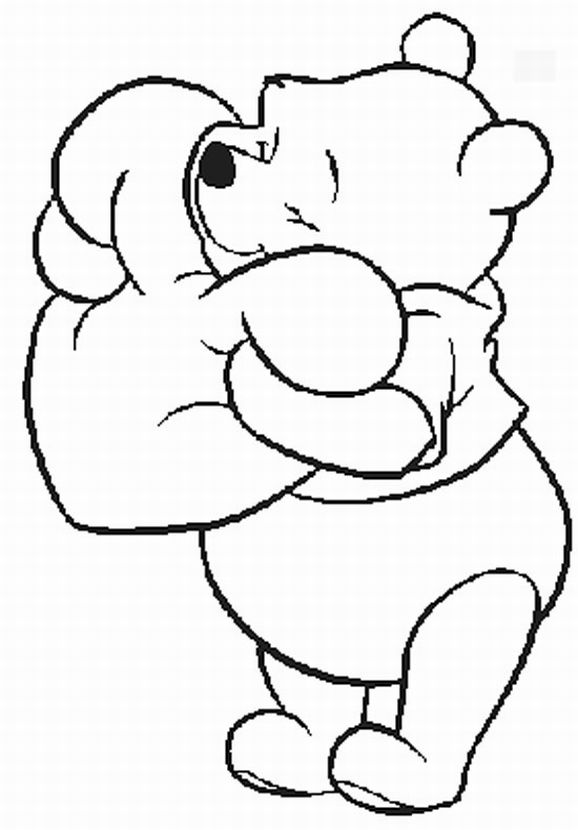 578x830 Winnie The Pooh Coloring Pages Learn To Coloring