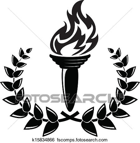 450x459 Clip Art Of The Winning Fire K15834866