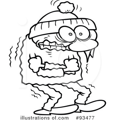 400x420 Cold Clipart Black And White