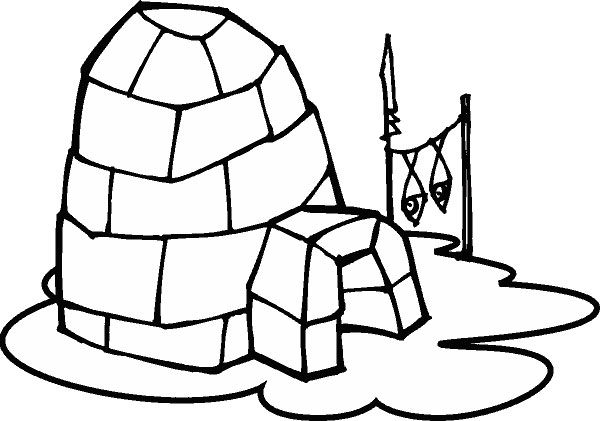 600x421 Winter Igloo Clipart, Explore Pictures