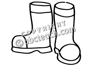 300x225 Clip Art Black And White Winter Boots Clipart