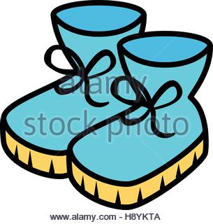 305x320 Winter Boots Shoes Icon Vector Illustration Design Stock Vector