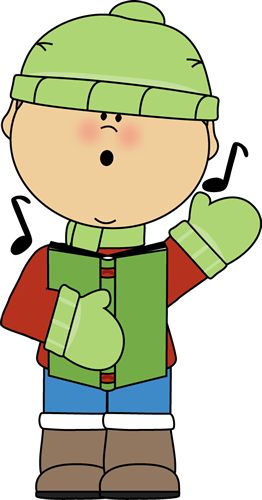 262x500 Winter Clipart Little Boy