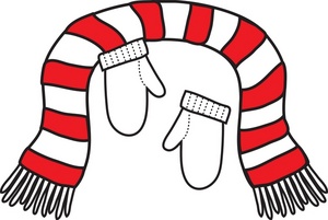 300x201 Clip Art Christmas Scarf Clipart