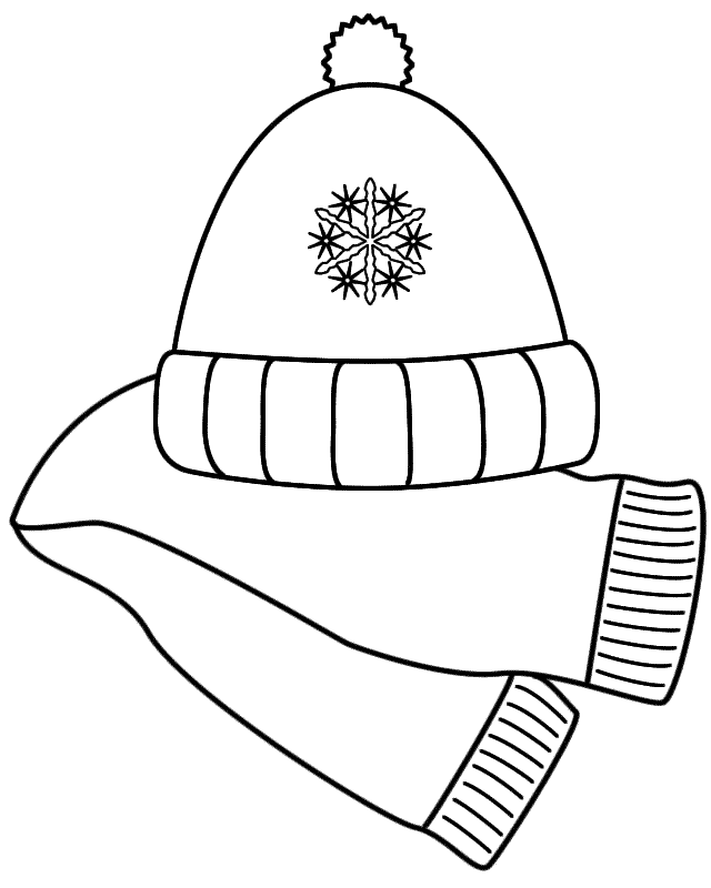 640x800 Winter Hat Winter Scarf Clip Art