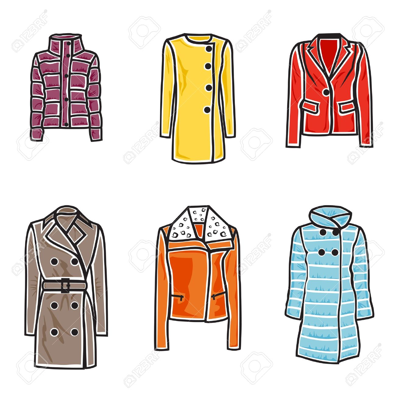 1300x1300 Fur Clipart Winter Jacket
