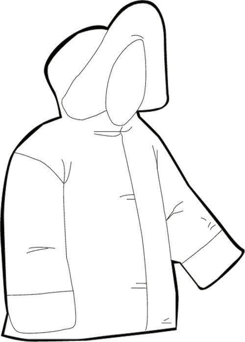 500x697 Winter Coat Clip Art