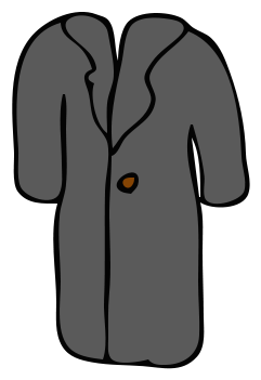 241x351 Winter Coat Clipart