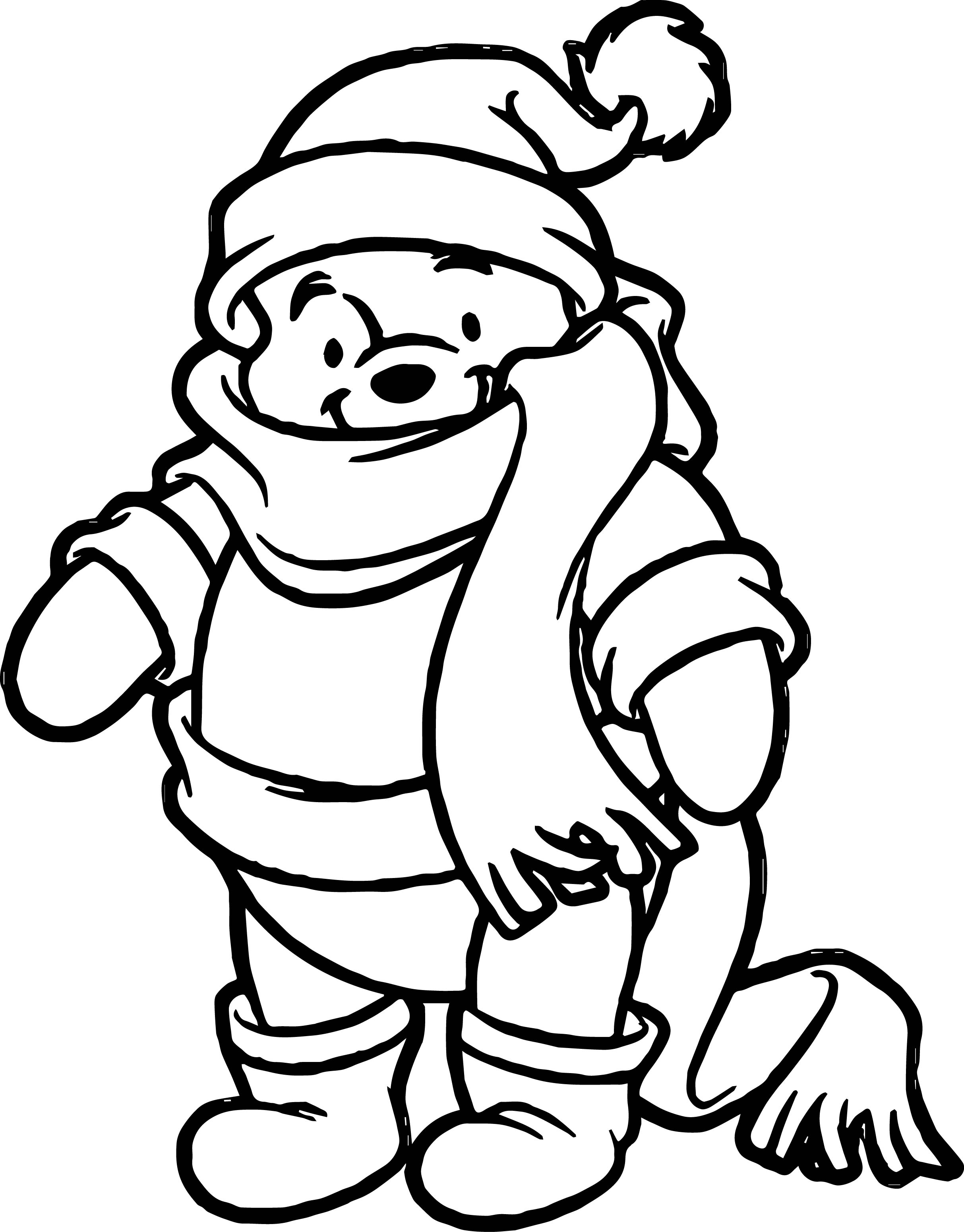 2426x3101 Winnie The Pooh Winter Coloring Page Wecoloringpage