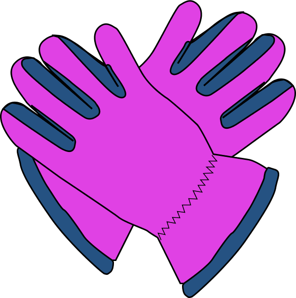 600x604 Gloves Clip Art