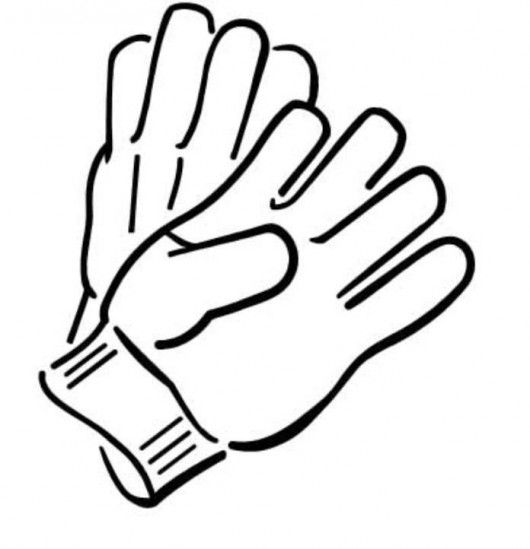530x549 Winter Gloves Clipart Free Images 6