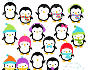340x270 Penguin Clipart Etsy