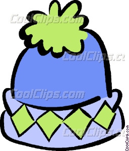 256x300 Winter Hat Vector Clip Art