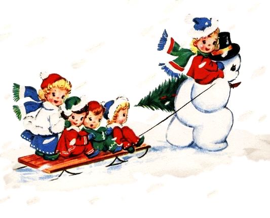 533x430 33 Best Vintage Winter Wonderland Images Retro