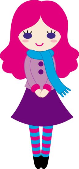 Winter Scarf Clipart
