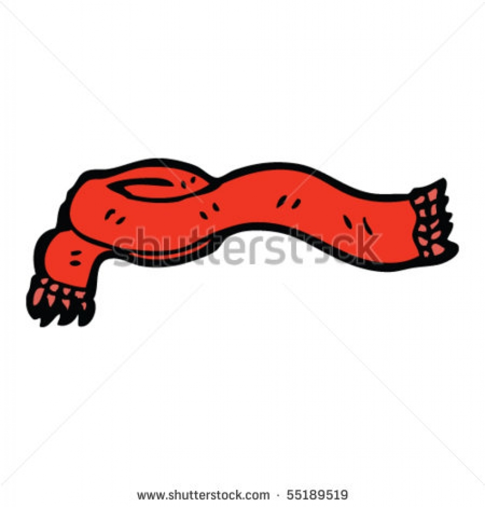 980x1024 Scarf Cartoon Stock Vector Illustration 55189519 Shutterstock