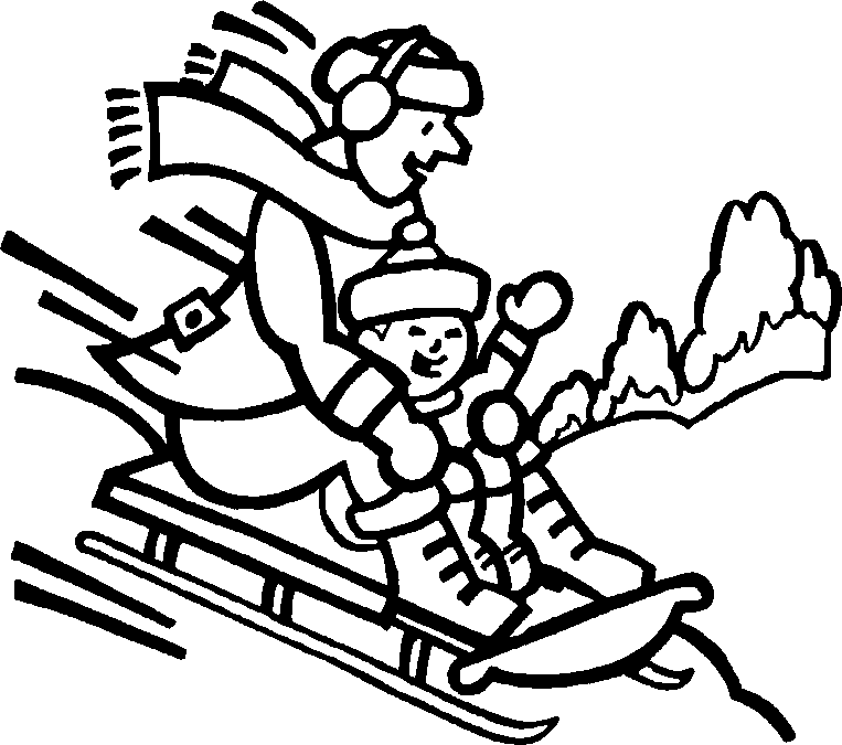 Winter Season Colouring Pages