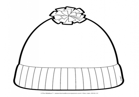 476x333 Winter Hat Coloring Page Image Clipart Images