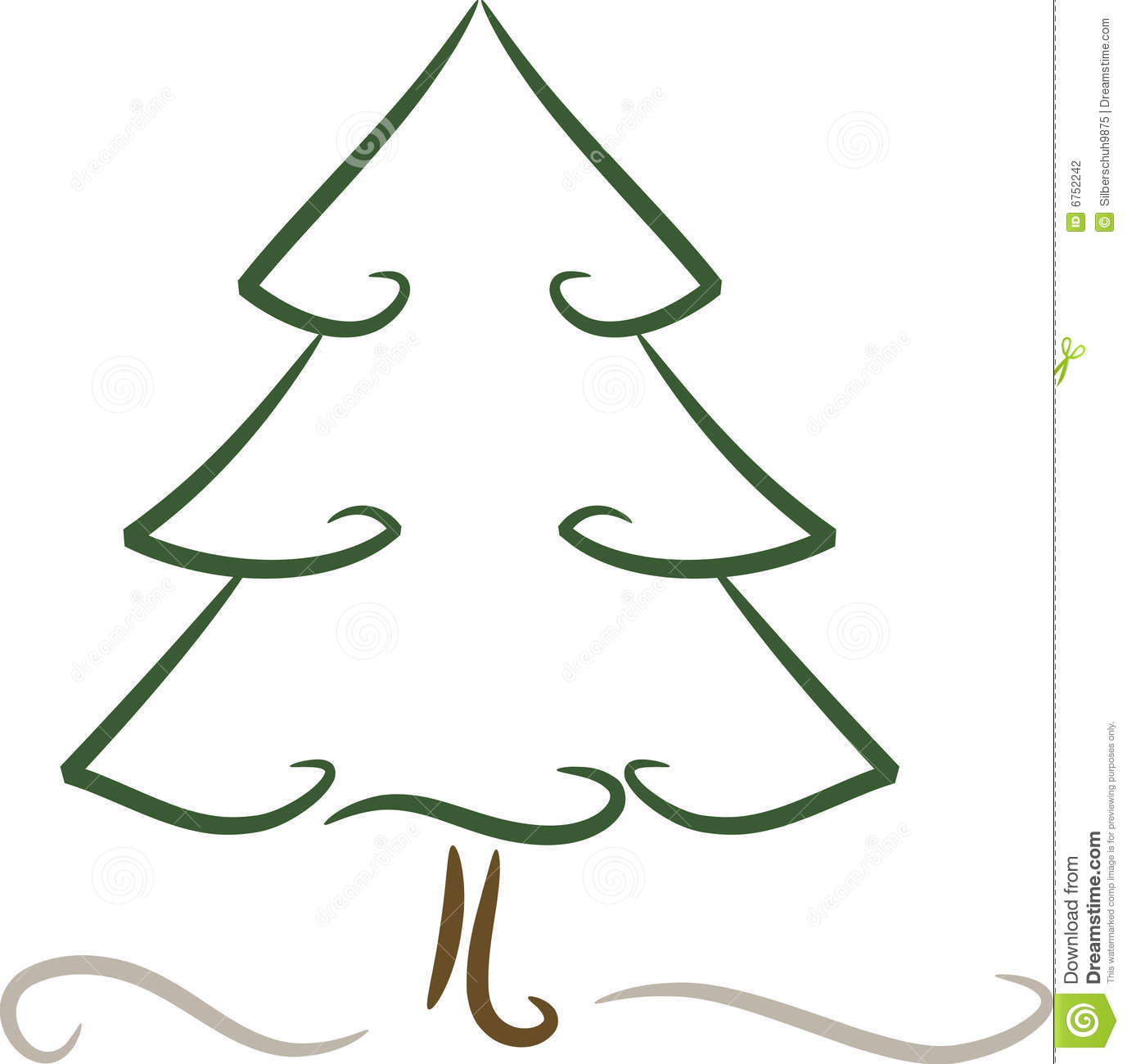 1377x1300 Simple Christmas Tree Clipart