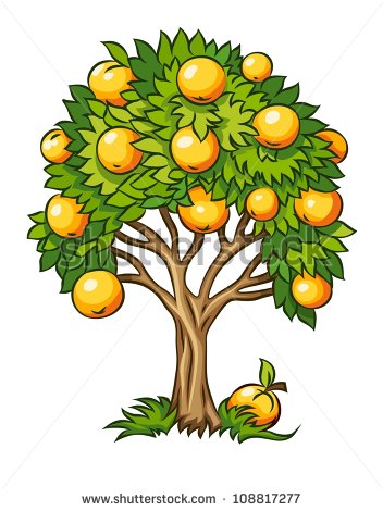352x470 Fruit Tree Clipart