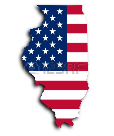 378x450 State Of Wisconsin Outline On The Us Flag Stock Photo, Picture