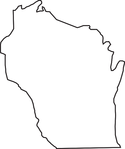 504x600 Wisconsin Outline Clip Art