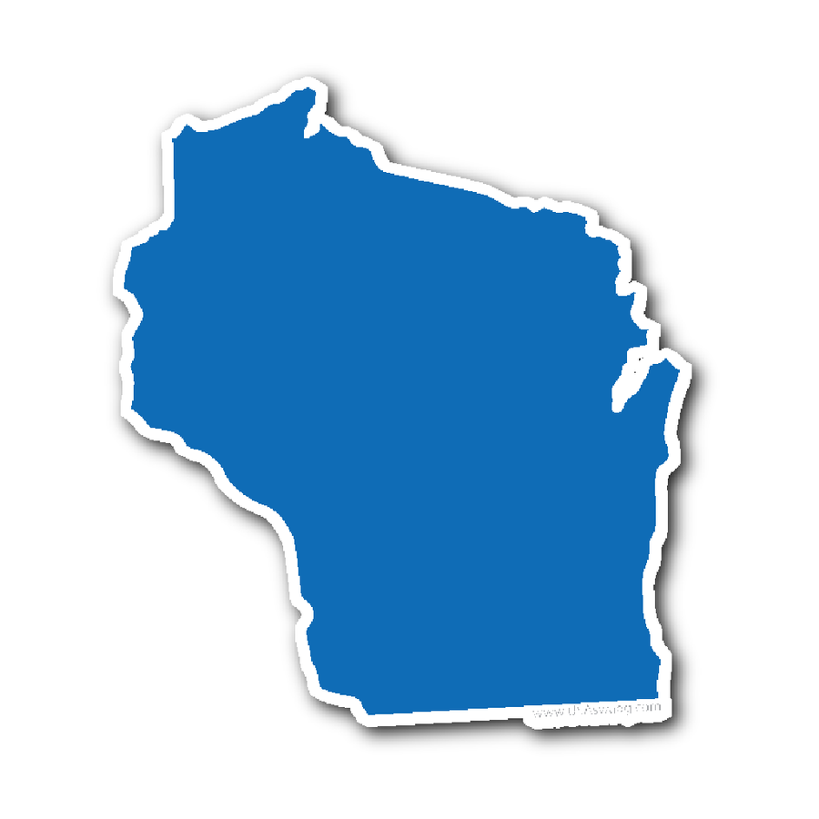 900x900 Wisconsin Stickers