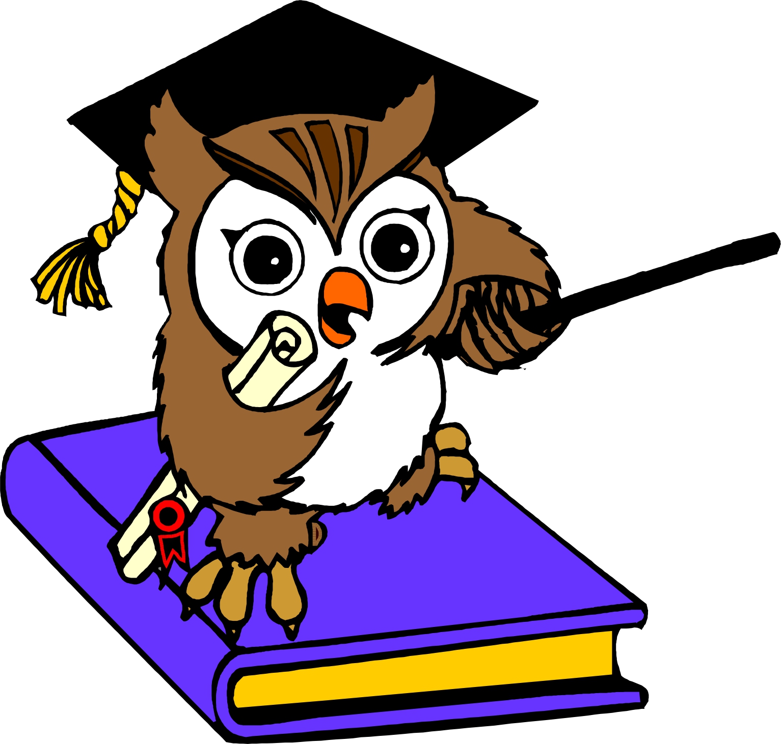 1533x1462 Cute Wise Owl Clipart