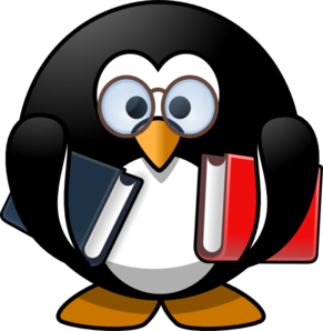 291x298 Wise Owl With Books Clip Art