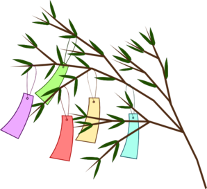298x273 Tanabata Wish Tree Clip Art