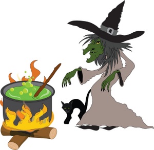 300x293 Witch Cauldron Clipart Kid