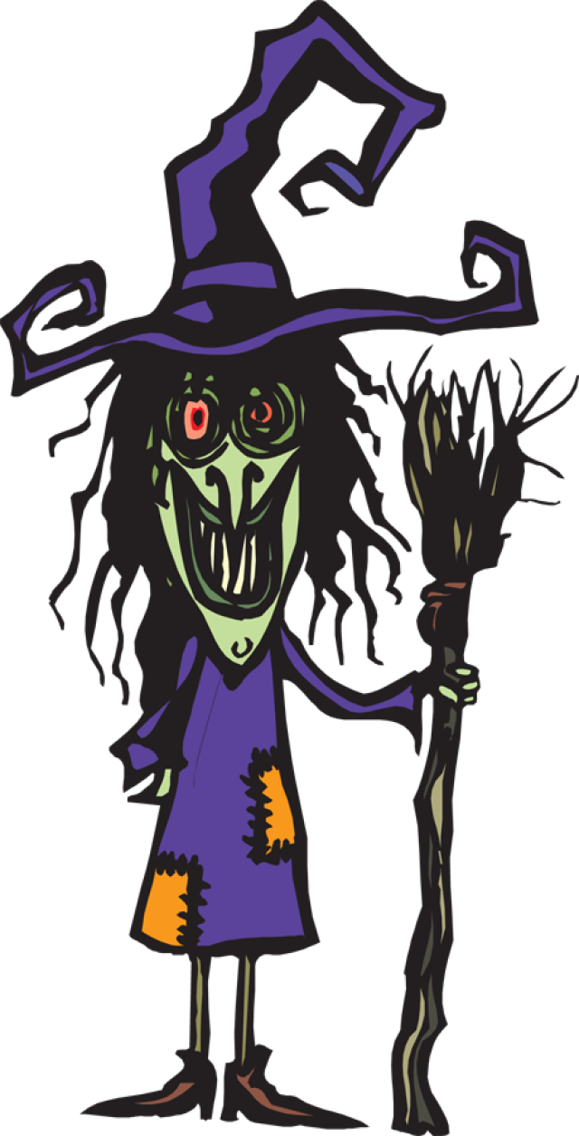 640x1254 Witch Clipart Hideous