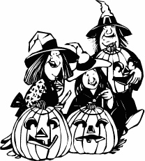208x232 Free Witch Clipart