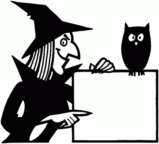 529x480 Halloween Black And White Halloween Witch Clipart Black And White