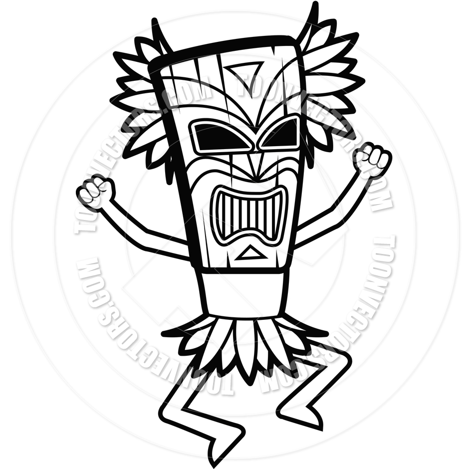 940x940 Witch Doctor (Black And White Line Art) By Cory Thoman Toon