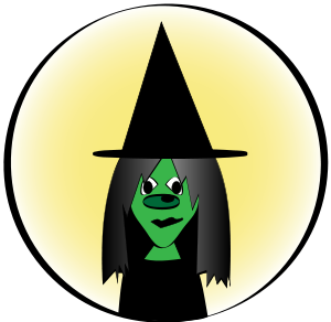 300x292 Witch Hat Clipart Witch Face