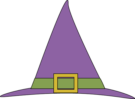 450x331 Purple Witches Hat Clip Art