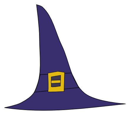 442x394 Witch Hat Clipart Pippi's Clipart