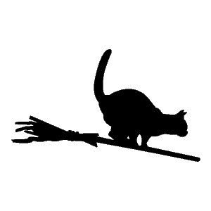 300x300 Witch On Broom Clipart Clipart 2