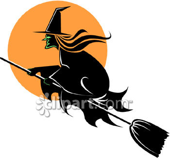350x325 Witch Broom Clipart