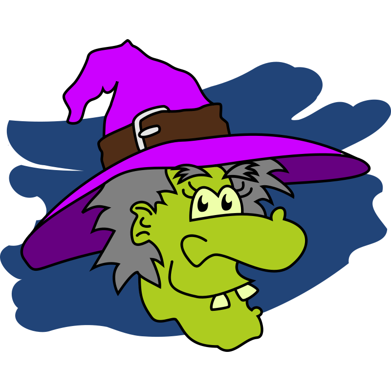 800x800 Ugly Witch Clipart