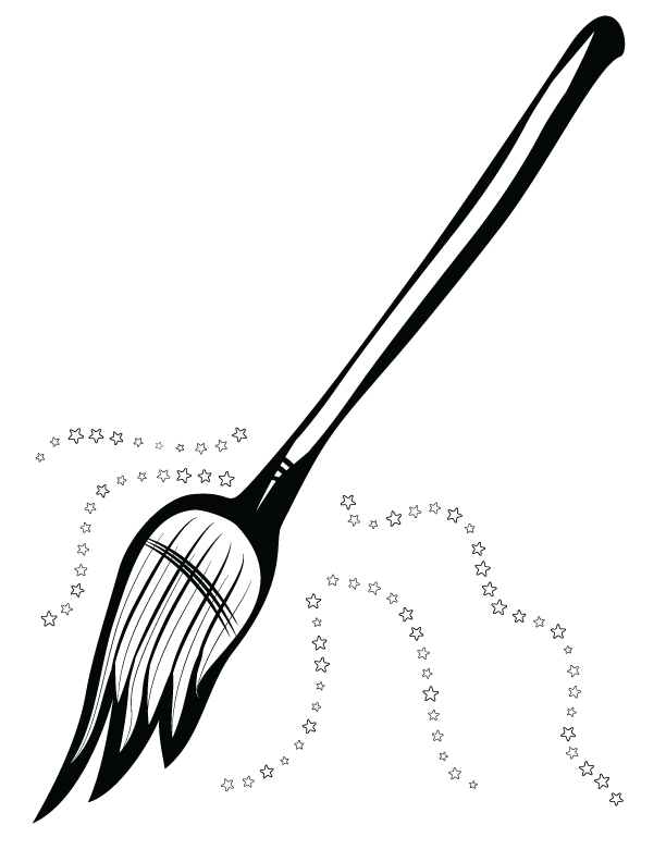 612x792 Witch Broom Clip Art In Png And Svg Creation Creatures