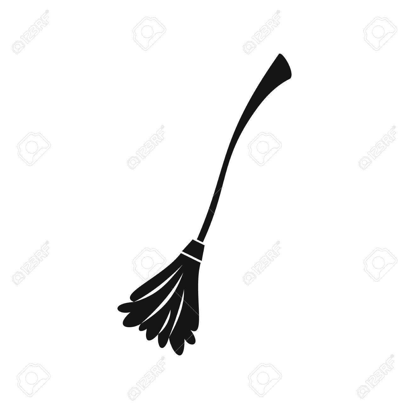 1300x1300 Witches Broom Icon In Simple Style On A White Background Vector