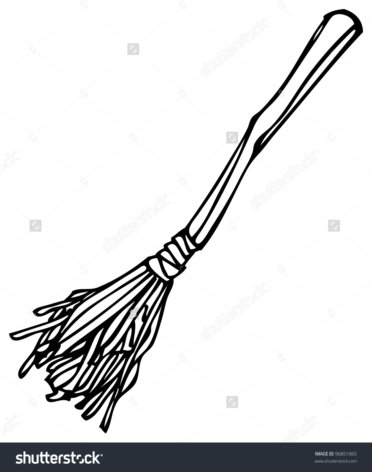1261x1600 Witches Broom Clipart Black And White