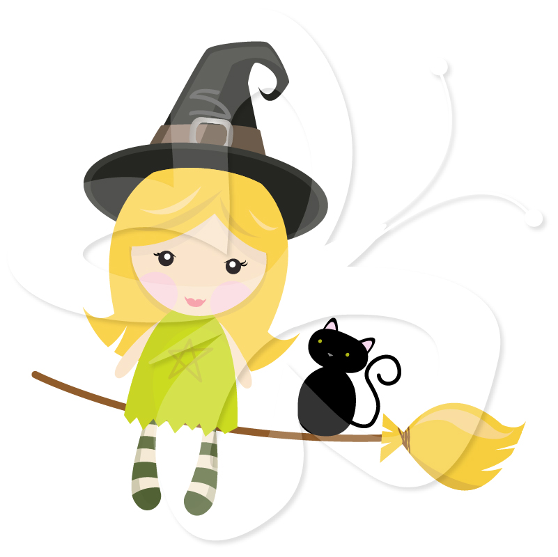 801x800 Little Witch Clipart